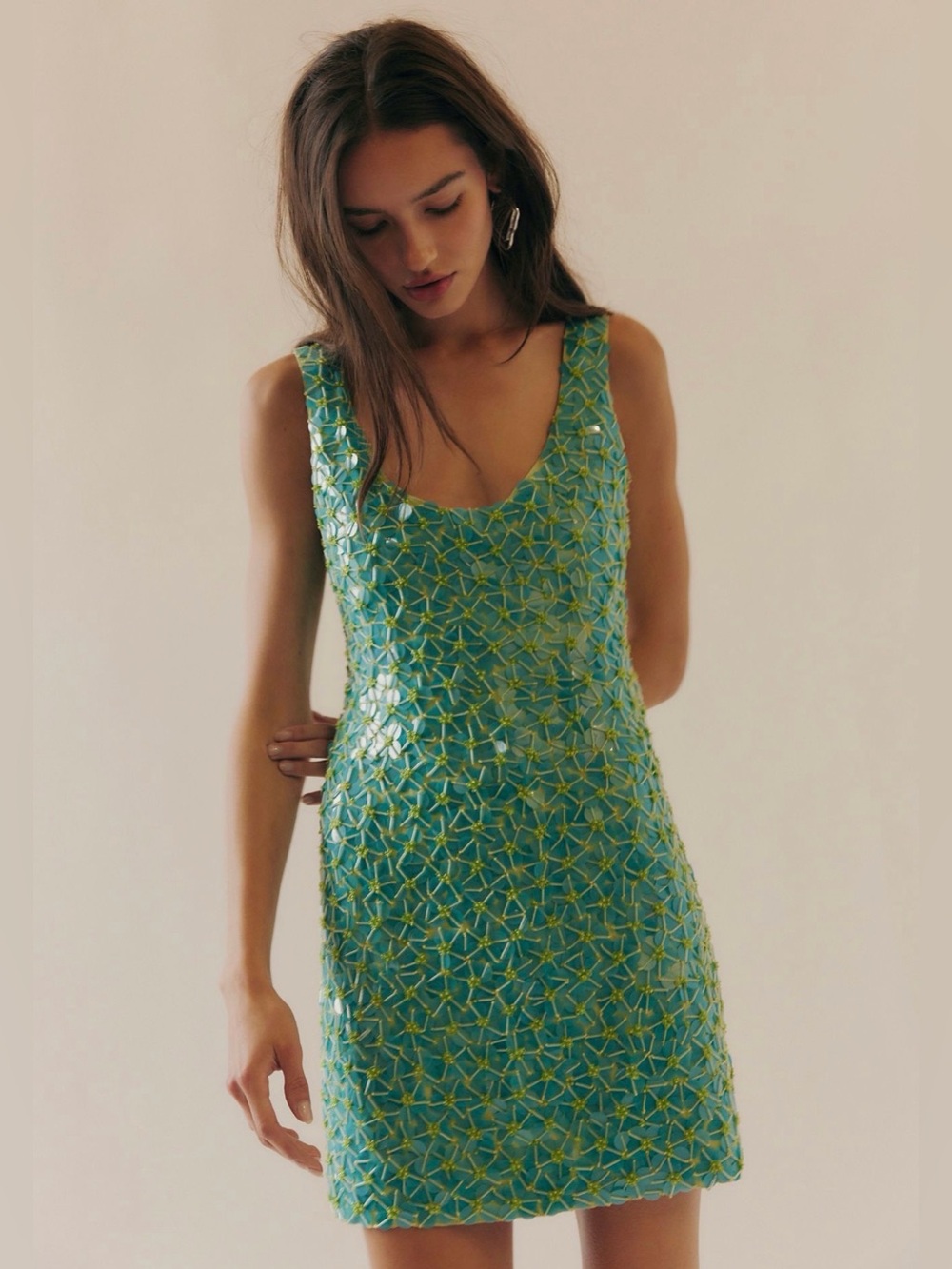 NWOT XS Free People x Emma Mulholland on Holiday Sequin mini dress